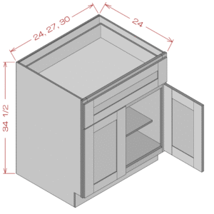 single door single drawer base (copy)