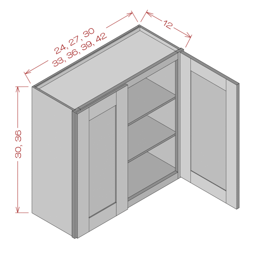 42" height single door wall cabinet (copy)