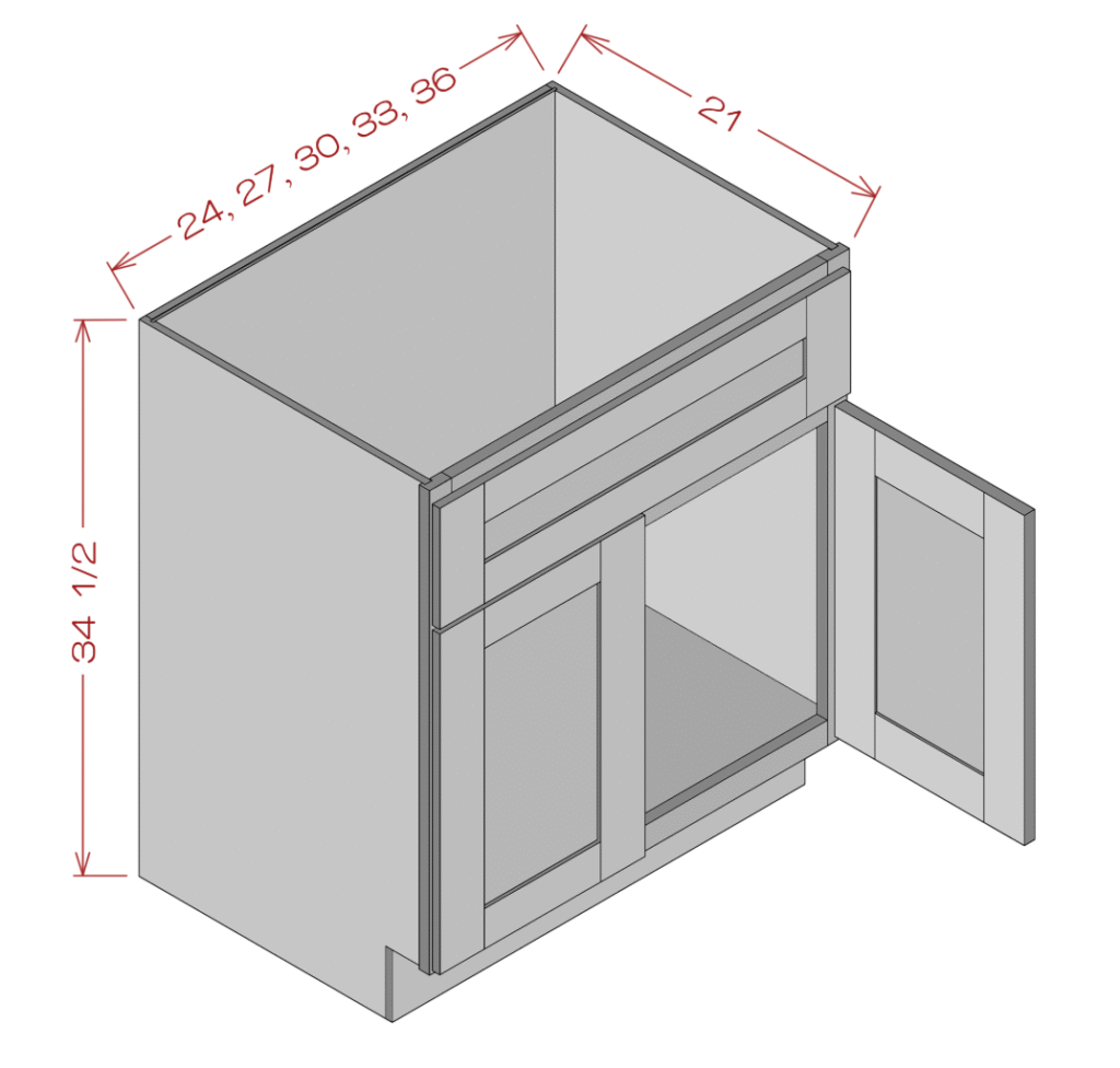 42" height single door wall cabinet (copy)