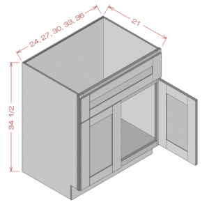 42" height single door wall cabinet (copy)